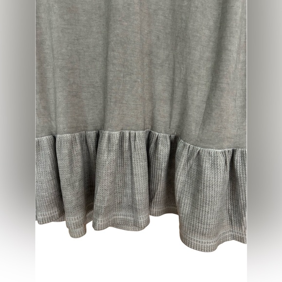 New POL Mystic Grey Preppy Flounce Hem Dress - Picture 10 of 11